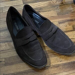 Gordon Rush Dark Brown Suede Loafers